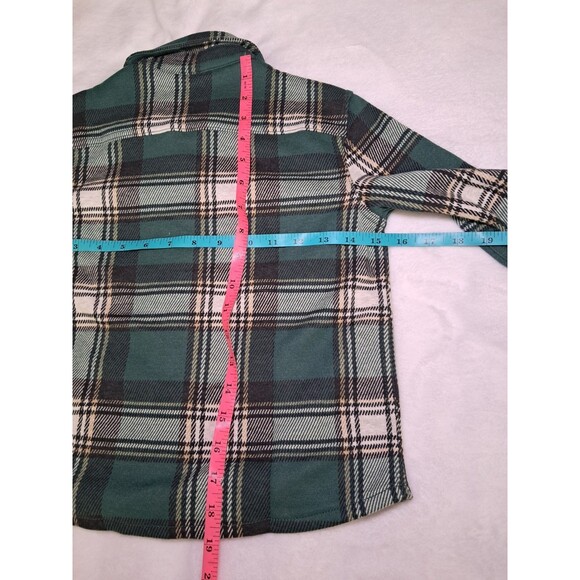 Crewcuts Kids' Long-Sleeve Seaboard Soft-Knit Shirt Plaid Green CB996 Size 6 NWT - Picture 7 of 9